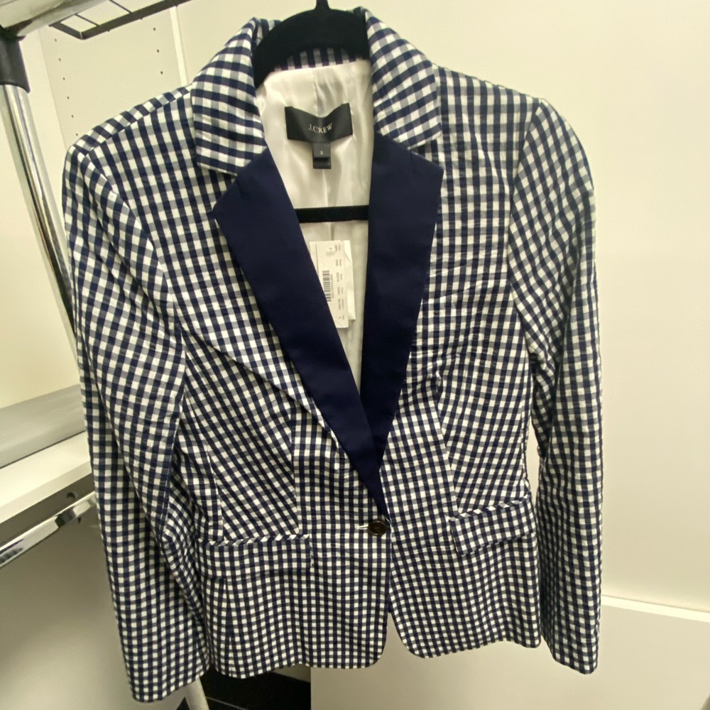 NWT Women’s Gingham Blazer